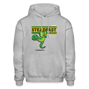 Steadfast Snake Character Comfort Adult Hoodie - heather gray