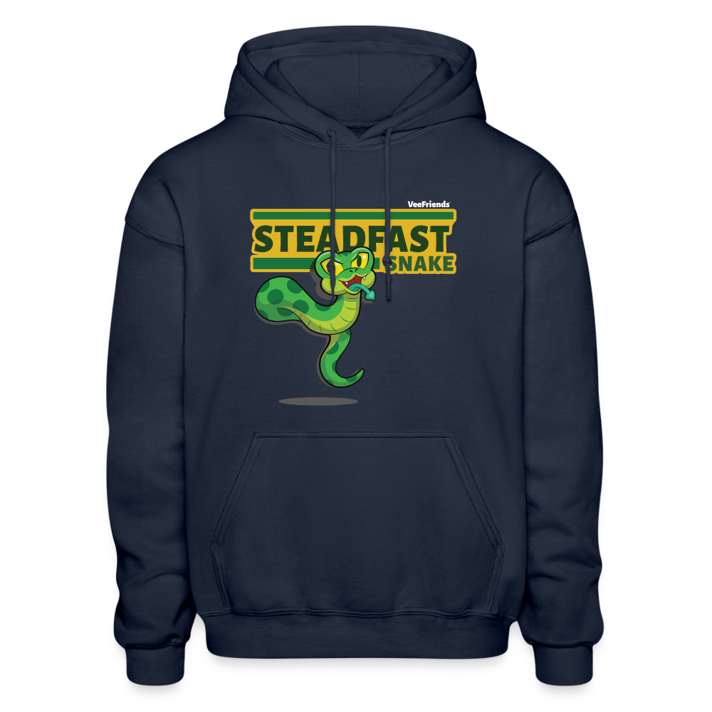 Steadfast Snake Character Comfort Adult Hoodie - navy