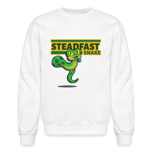 
            
                Load image into Gallery viewer, Steadfast Snake Character Comfort Adult Crewneck Sweatshirt - white
            
        