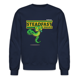 
            
                Load image into Gallery viewer, Steadfast Snake Character Comfort Adult Crewneck Sweatshirt - navy
            
        