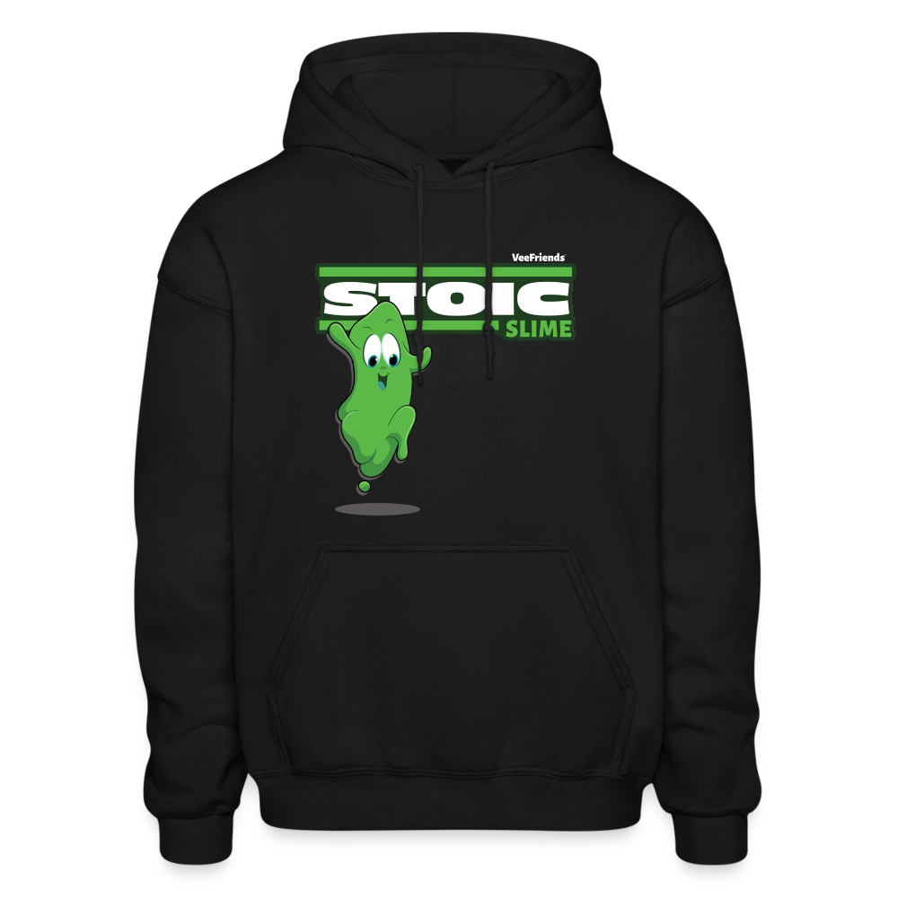 Stoic Slime Character Comfort Adult Hoodie - black