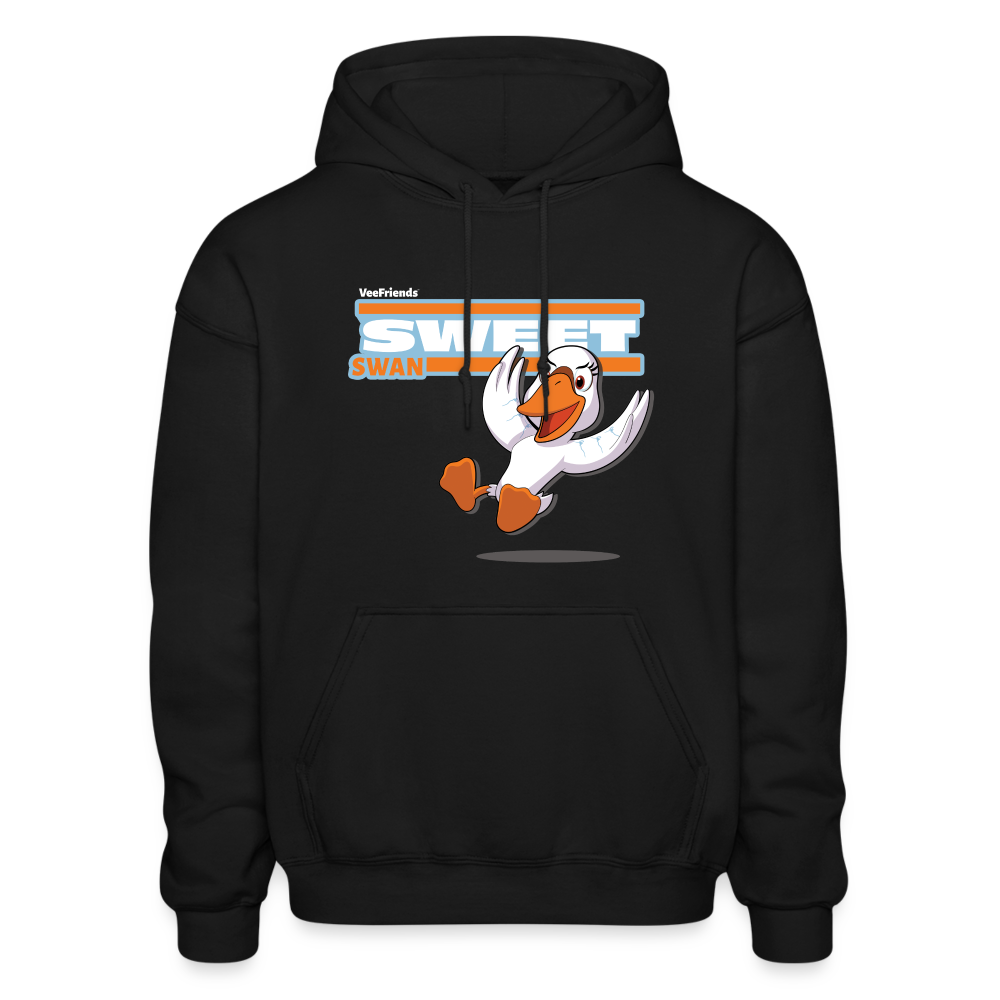 Sweet Swan Character Comfort Adult Hoodie - black