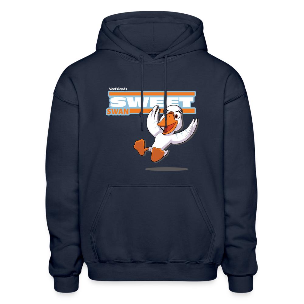 Sweet Swan Character Comfort Adult Hoodie - navy