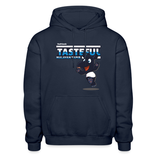 Tasteful Malayan Tapir Character Comfort Adult Hoodie - navy