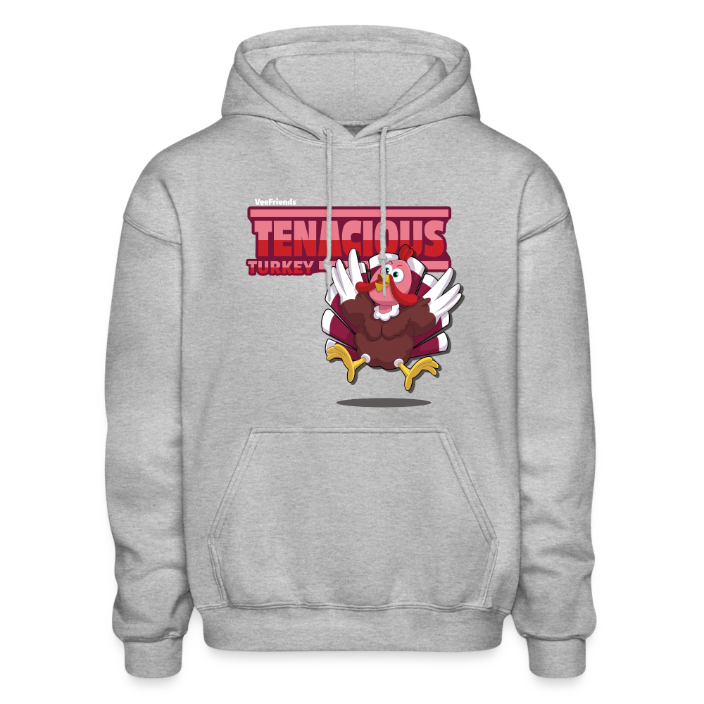 
            
                Load image into Gallery viewer, Tenacious Turkey Character Comfort Adult Hoodie - heather gray
            
        