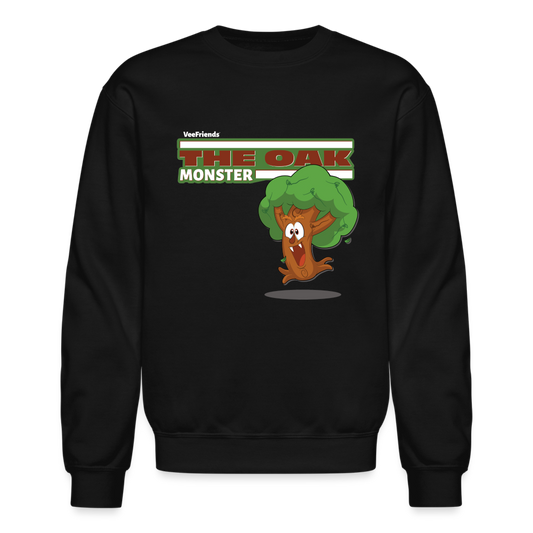 The Oak Monster Character Comfort Adult Crewneck Sweatshirt - black