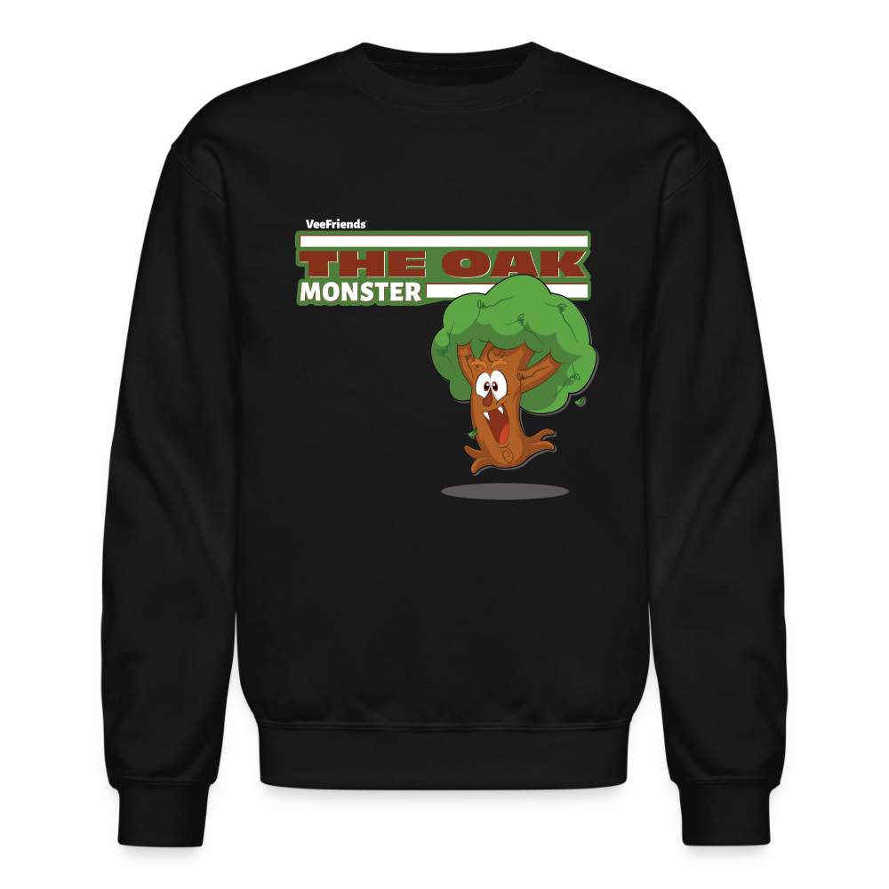 The Oak Monster Character Comfort Adult Crewneck Sweatshirt - black