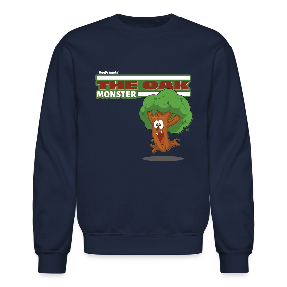 The Oak Monster Character Comfort Adult Crewneck Sweatshirt - navy