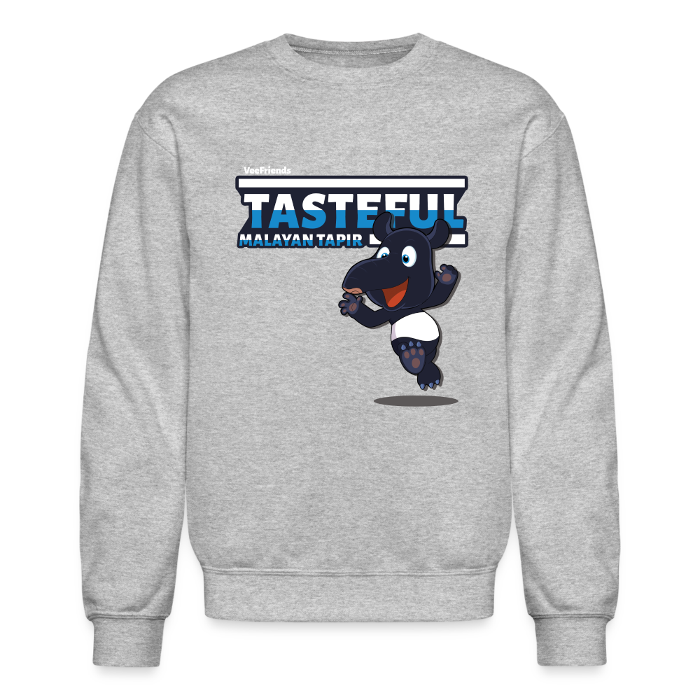 Tasteful Malayan Tapir Character Comfort Adult Crewneck Sweatshirt - heather gray