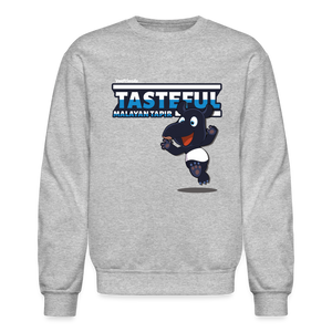 Tasteful Malayan Tapir Character Comfort Adult Crewneck Sweatshirt - heather gray