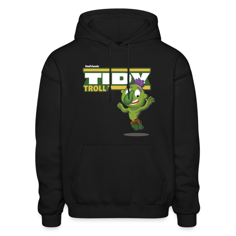 
            
                Load image into Gallery viewer, Tidy Troll Character Comfort Adult Hoodie - black
            
        