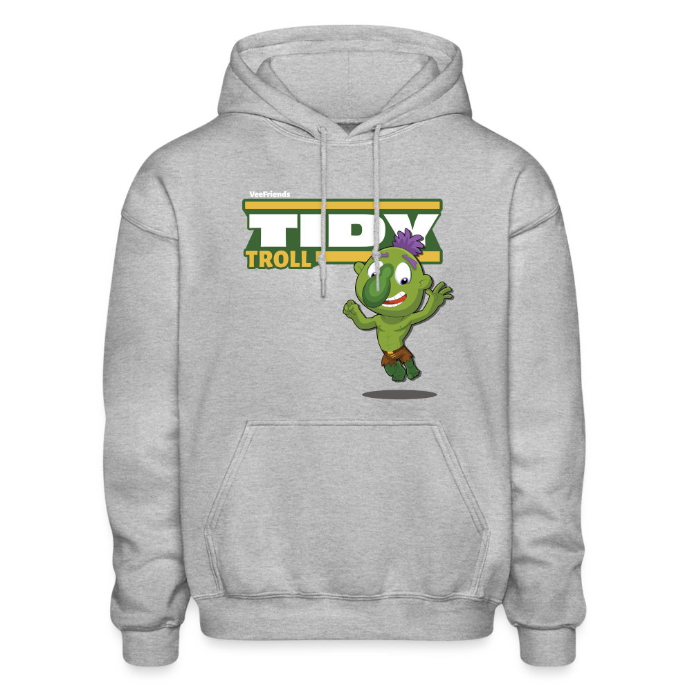 Tidy Troll Character Comfort Adult Hoodie - heather gray