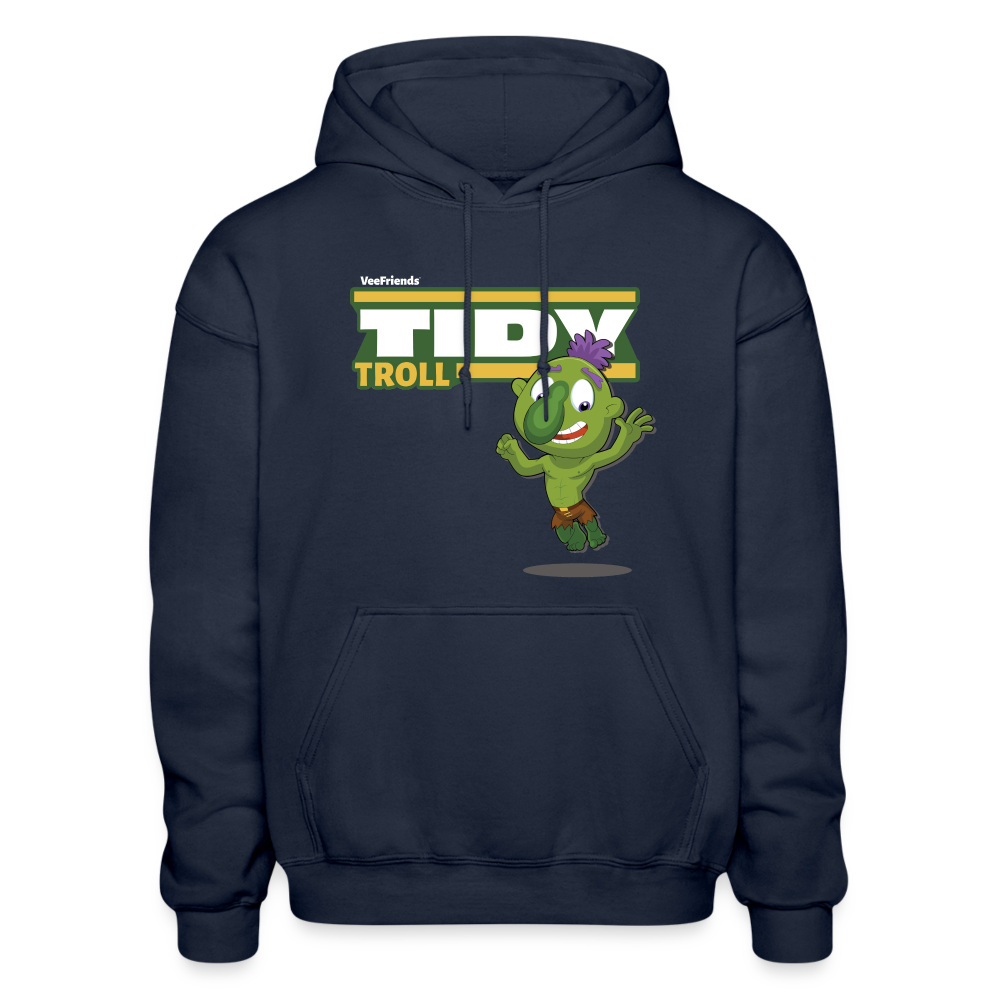 Tidy Troll Character Comfort Adult Hoodie - navy