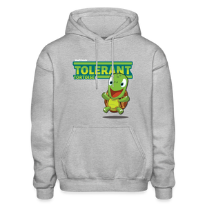 
            
                Load image into Gallery viewer, Tolerant Tortoise Character Comfort Adult Hoodie - heather gray
            
        
