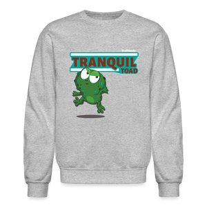 
            
                Load image into Gallery viewer, Tranquil Toad Character Comfort Adult Crewneck Sweatshirt - heather gray
            
        