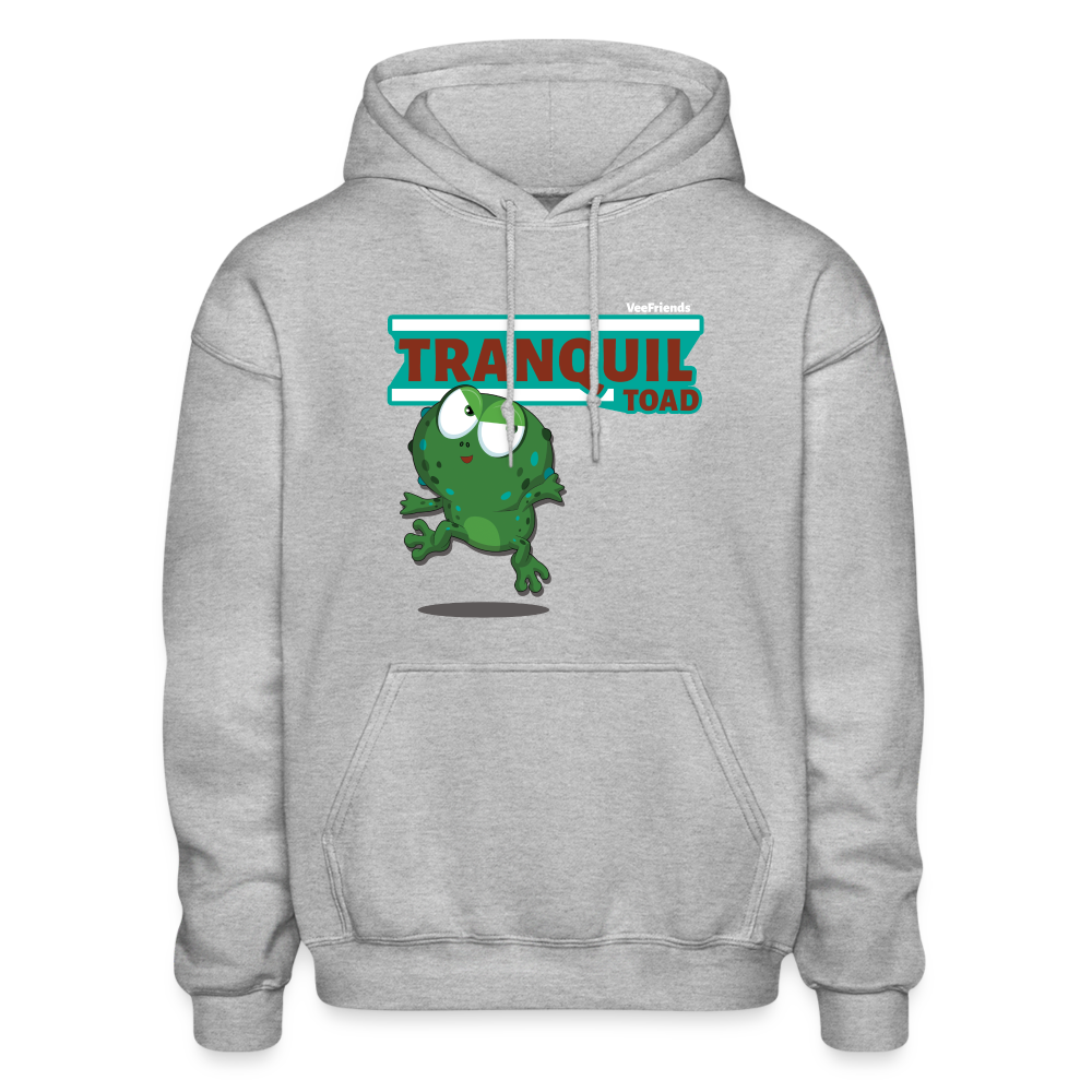 Tranquil Toad Character Comfort Adult Hoodie - heather gray