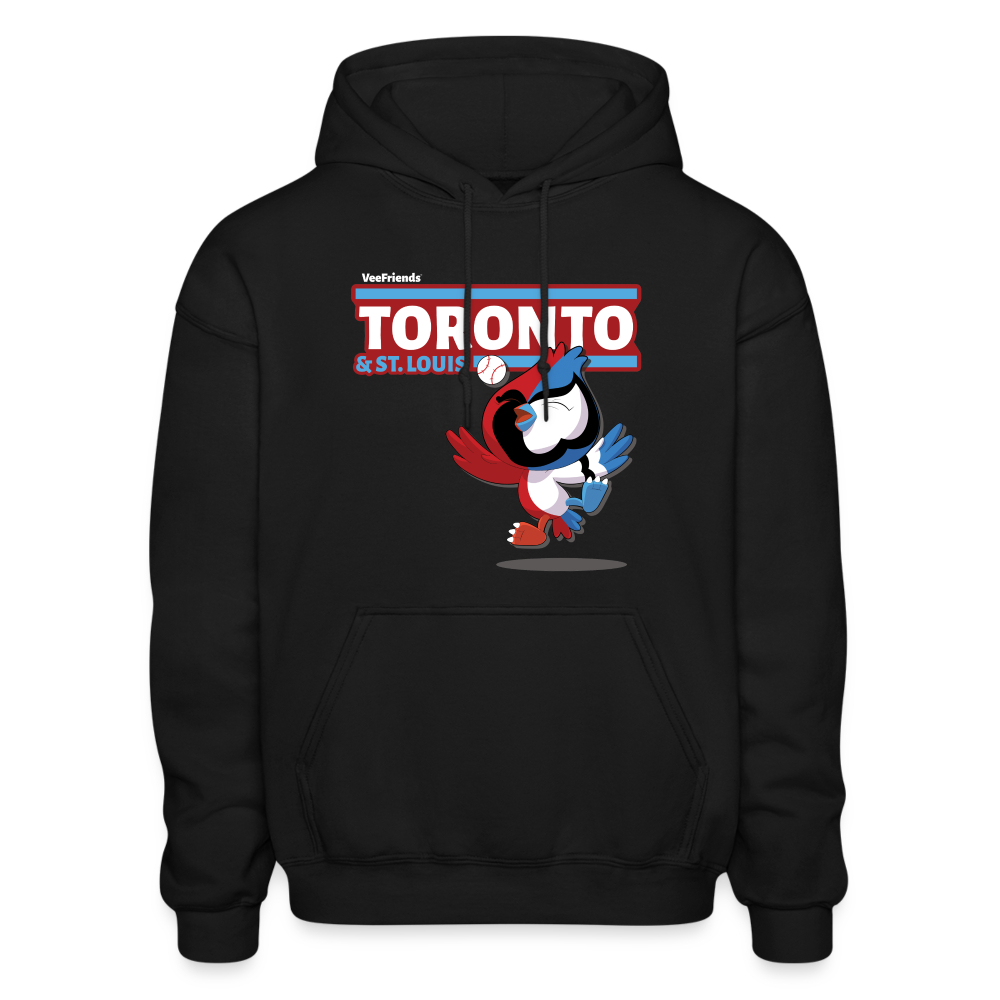 Toronto & St. Louis Character Comfort Adult Hoodie - black