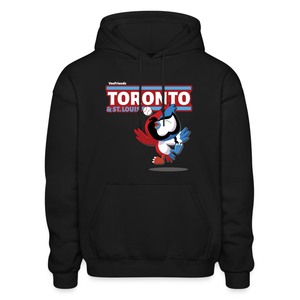 
            
                Load image into Gallery viewer, Toronto &amp;amp; St. Louis Character Comfort Adult Hoodie - black
            
        
