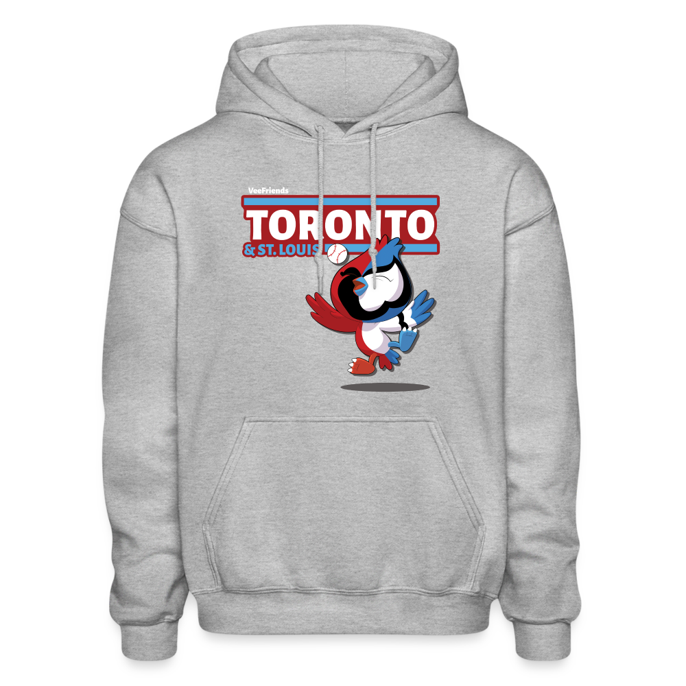 Toronto & St. Louis Character Comfort Adult Hoodie - heather gray