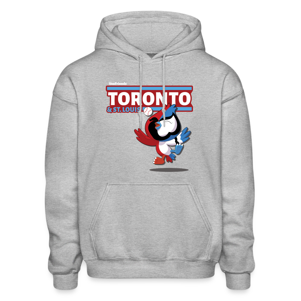 
            
                Load image into Gallery viewer, Toronto &amp;amp; St. Louis Character Comfort Adult Hoodie - heather gray
            
        