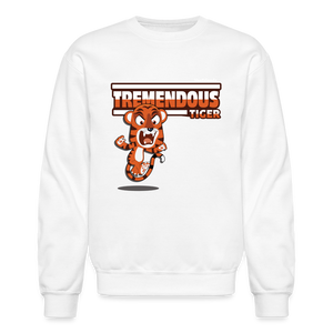 
            
                Load image into Gallery viewer, Tremendous Tiger Character Comfort Adult Crewneck Sweatshirt - white
            
        