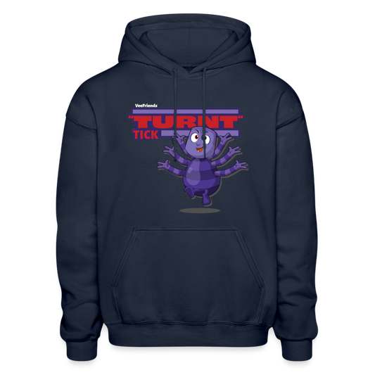 "Turnt" Tick Character Comfort Adult Hoodie - navy