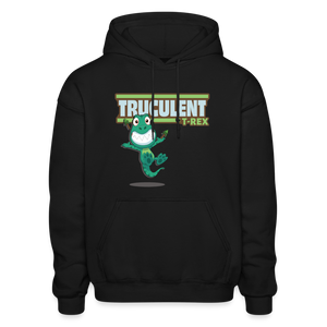 Truculent T-Rex Character Comfort Adult Hoodie - black