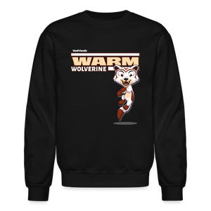 
            
                Load image into Gallery viewer, Warm Wolverine Character Comfort Adult Crewneck Sweatshirt - black
            
        