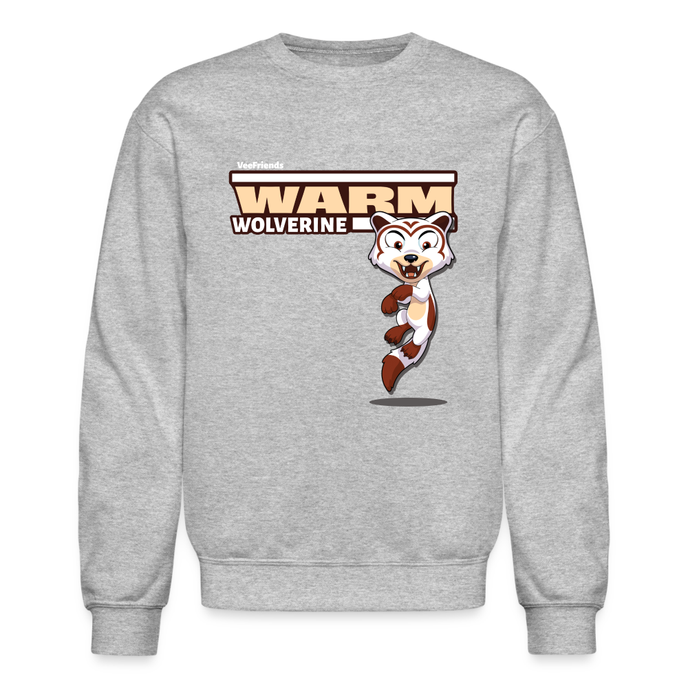 
            
                Load image into Gallery viewer, Warm Wolverine Character Comfort Adult Crewneck Sweatshirt - heather gray
            
        