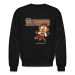Well-Connected Werewolf Character Comfort Adult Crewneck Sweatshirt - black