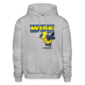 Wise Wasp Character Comfort Adult Hoodie - heather gray