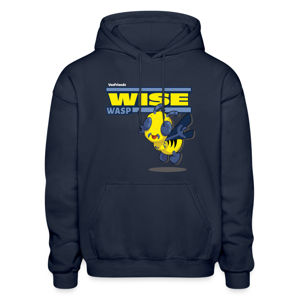 Wise Wasp Character Comfort Adult Hoodie - navy