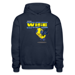 Wise Wasp Character Comfort Adult Hoodie - navy