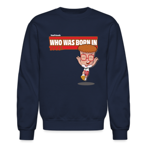 
            
                Load image into Gallery viewer, Who Was Born In 1997 Character Comfort Adult Crewneck Sweatshirt - navy
            
        
