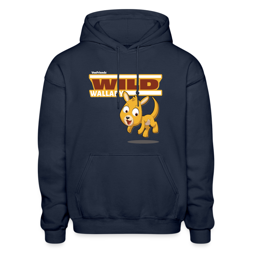 Wild Wallaby Character Comfort Adult Hoodie - navy