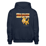 Wild Wallaby Character Comfort Adult Hoodie - navy