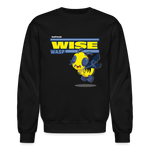 Wise Wasp Character Comfort Adult Crewneck Sweatshirt - black