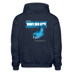 Woke Walrus Character Comfort Adult Hoodie - navy