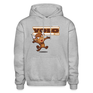 
            
                Load image into Gallery viewer, Yolo Yak Character Comfort Adult Hoodie - heather gray
            
        