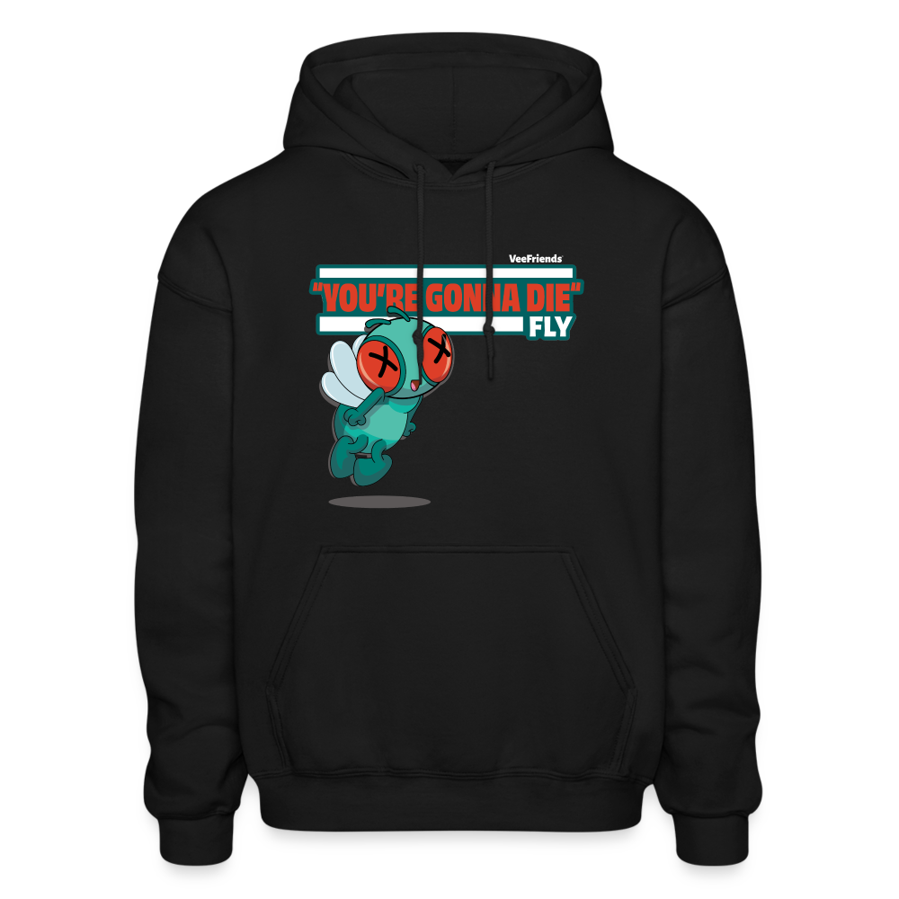 "You’re Gonna Die" Fly Character Comfort Adult Hoodie - black