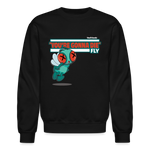 "You’re Gonna Die" Fly Character Comfort Adult Crewneck Sweatshirt - black