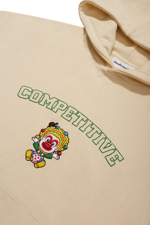 
            
                Load image into Gallery viewer, Competitive Clown Hoodie Cream
            
        