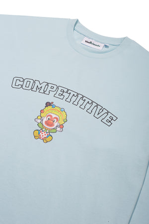 
            
                Load image into Gallery viewer, Competitive Clown Long Sleeve Tee Powder Blue
            
        