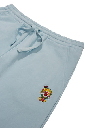
            
                Load image into Gallery viewer, Competitive Clown Sweatpants Powder Blue
            
        