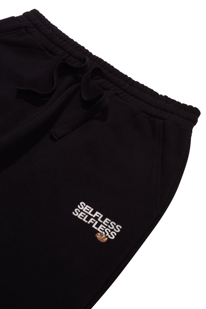 Selfless Sloth Sweatpants Black